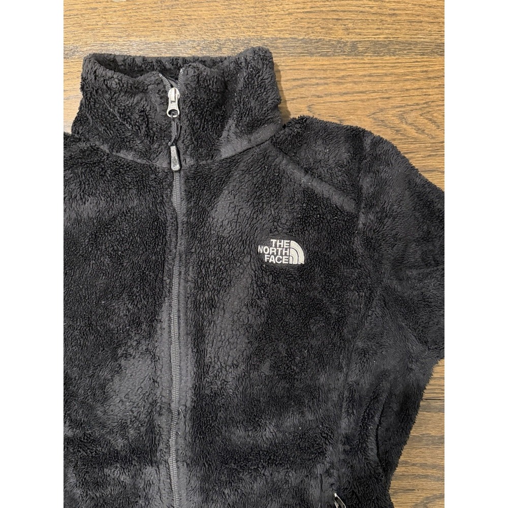 The North Face Teddy‎ Sherpa Thick Fluffy Full Zip Black Fleece Womens Small